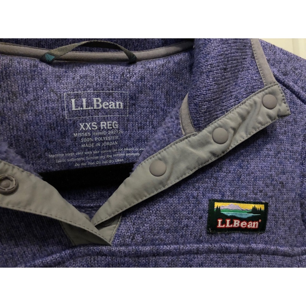 Women’s LL Bean Sweater Fleece Pullover - Picture 4 of 4